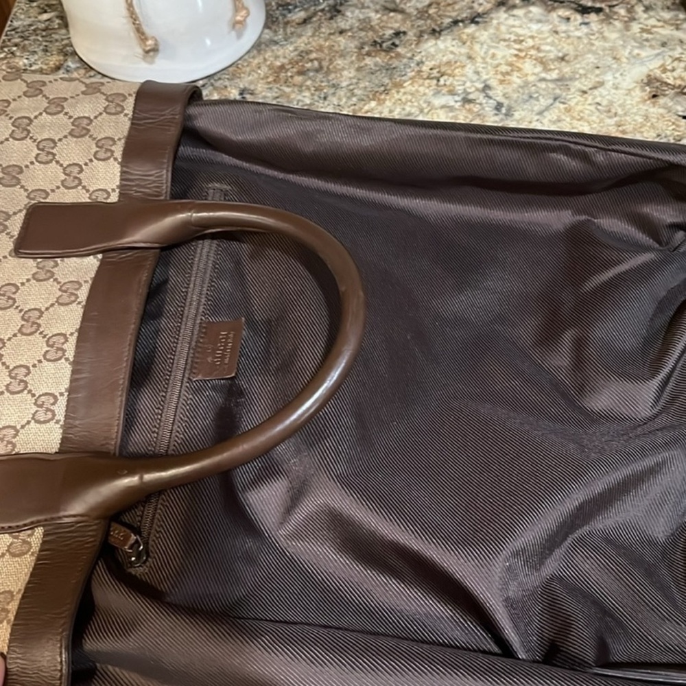 TODAY SALE ONLY - Gucci EUC Monogrammed Shopper Tote Bag - Picture 11 of 11